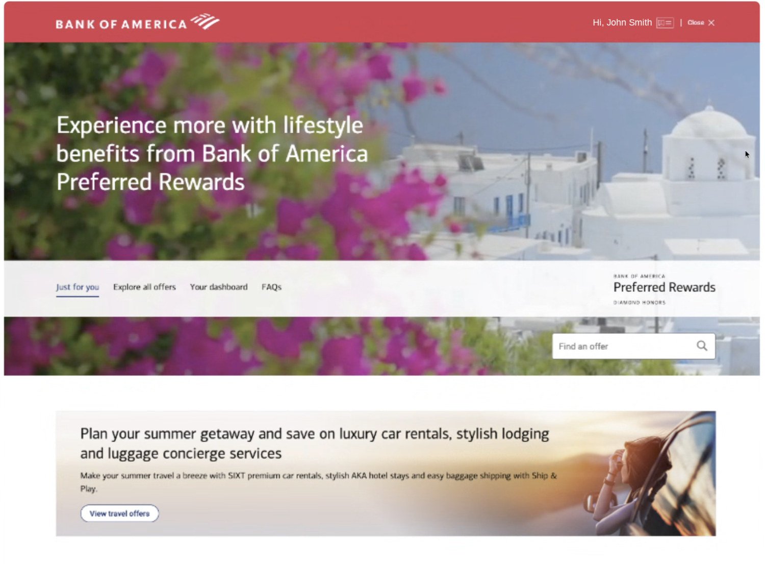 Before &mdash; lifestyle benefits landing